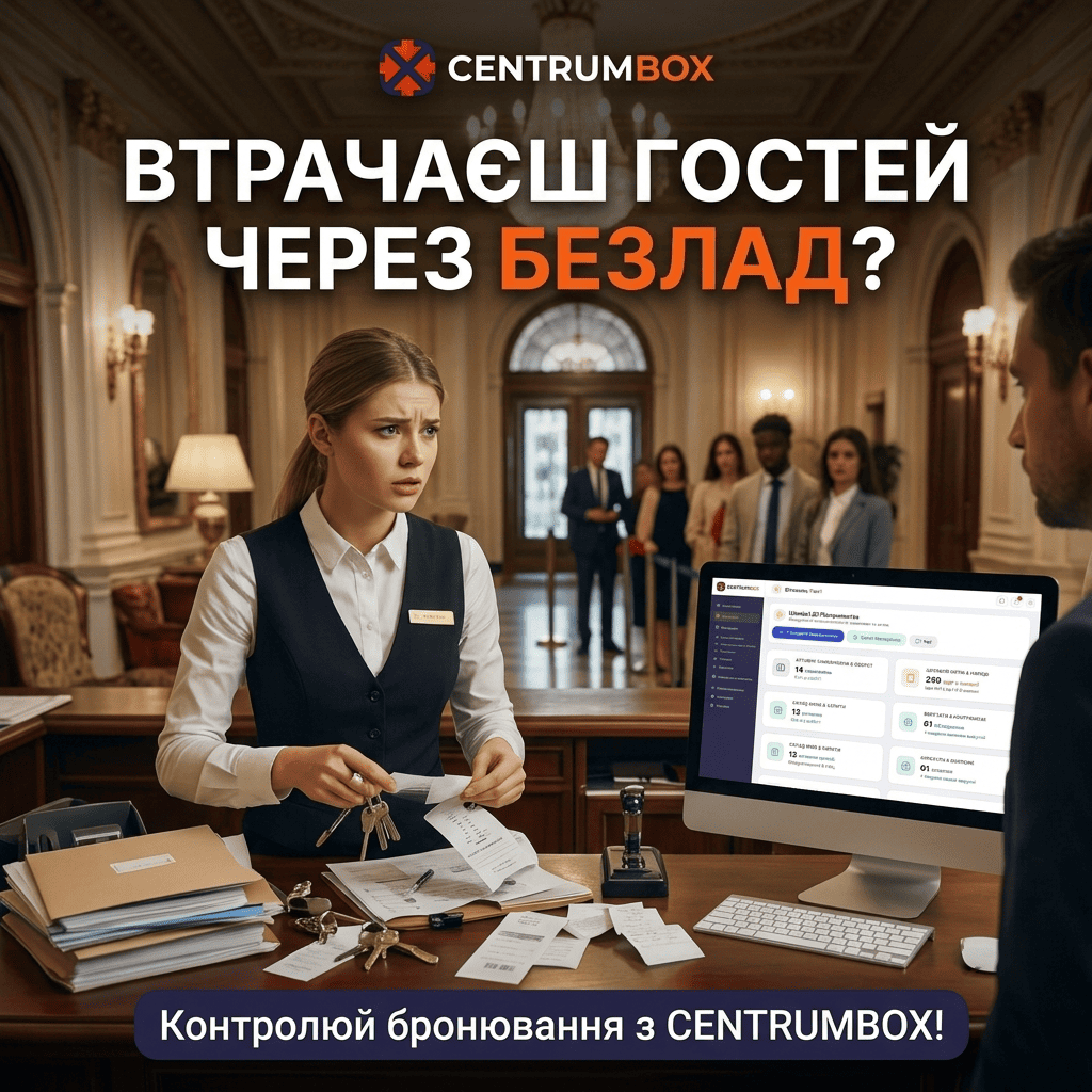 Контроль бронювань та посадки залу без перевантажень